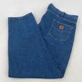 Carhartt Jeans | Carhartt Mens Relaxed Fit Cotton Denim Medium Wash Blue Jeans Size 42 X 30 | Color: Blue | Size: 42