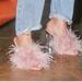 Free People Shoes | Free People Jeffery Campbell Daisy Heels Feather Shoes In Pink Size 6.5 | Color: Pink | Size: 6.5