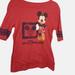 Disney Tops | Disney Parks Mickey Mouse T-Shirt Authentic Original Size Small Mickey Mouse | Color: Black/Red | Size: S
