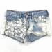 American Eagle Outfitters Shorts | American Eagle Outfitters Womens Mini Short Shorts Multicolor Floral Lace Size 4 | Color: Blue/White | Size: 4