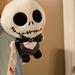 Disney Holiday | Jack Skellington Plush Doll Ornament Small Star By Hallmark | Color: Black/White | Size: Os