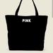 Pink Victoria's Secret Bags | New Pink Tote Never Used | Color: Black | Size: Os