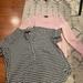 J. Crew Tops | Jcrew Top Bundle | Color: Black/Pink | Size: M/ 4