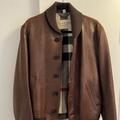Burberry Jackets & Coats | Burberry Brit Brown Calf Leather Bomber Jacket | Color: Brown | Size: M