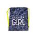 Athleta Bags | Athleta Girl Neon Drawstring Gym Bag Backpack Tie Dyed Blue New | Color: Blue/Yellow | Size: Os