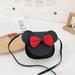 Disney Bags | Disney - Black Minnie Mouse Silhouette Clutch Crossbody Bag - Nwot- 5.5x4.7 Inch | Color: Black/Red | Size: Os