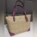 Coach Bags | Nwt!Coach Authentic Signature Shimmer Primose Tote | Color: Cream | Size: Os