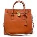 Michael Kors Bags | Michael Kors Leather Hamilton Tote Bag Saffino Leather Nwt | Color: Brown/Gold | Size: Os