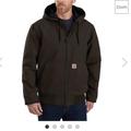 Carhartt Jackets & Coats | Carhartt Coat | Carhartt J130 Washed Duck Active Jacket | Dark Brown | Color: Brown | Size: L