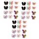 Beaupretty 18 Pairs Butterflies Hair Pin Hair Clip Hair Barrettes Girl Hair Accessories Womens Hair Little Girl Hair Hair Accessories Butterflies Hair Accessories Pink Bows for