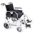 U-Go Esteem Heavy Duty Bariatric Transit Wheelchair, Extra Wide Folding Steel Attendant Propelled Wheelchair (20")