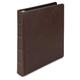 Samsill Vintage Hardback Book Binder/Professional Binder Organizer/Planner Binder/Inch 3 Ring Binder/Dark Brown (No Zipper, Letter Size)