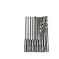 Twist Drills, YG8 Carbide Steel Flat Tip Electric Hammer Masonry Drill Bits Kit 1 sets Cross Tips 4 Cutters 160mm SDS Plus Drill Bits Set (Color : 10pcs)