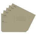 A4 Kraft Document Wallet Half Flap 250gsm Manilla Brown Cardboard Filling Folders 100% Recycled & Eco-Friendly A4 Foolscap Document Organiser Storage Folders for Home, School and Office (80 Folder)