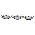 Alipis 3pcs Double Ears Pan Glass Bowls Everyday Frying Pan Korean Pots for Cooking Shabu Shabu Pan Smooth Pan for Cooking Japanese Dinner Hot Pot Noodle Pot Stainless Steel Chinese Style