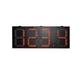 12 INCH RED Rainproof 8.88 Format 9/10 Gas Station Led Sign Wall Mounted Gas Station Oil Price Label Price Screen Multi-Functional Timer (12 inch RF display 1)