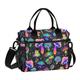 Magic Mushrooms Lunch Bag & Lunch Box for Women with Adjustable Shoulder Belt Insulated Portable Lunch Tote Bag Cooler Bag for Girls Travel Office Picnic