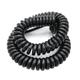 Core Spring Wire,Coiled Cable, 3 Core 0.5mm Square 2.5 Meters 5 Meters 7.5 Meters Black Power Cord Retractable Coil(Size:Line length 7.5 meter,Color:3 core 24A (Color : 3 core 17AWG, Size : Line len