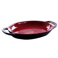 Lasagna pan Ceramic Baking Dish, Oval Baking Tray,Bakeware with Double Handle for Casserole Cake, Dinner,Kitchen Banquet and Daily Use Baking dish