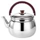 Whistling Kettle 304 Stainless Steel Tea Kettle Stovetop Teapot with Lid Whistling Kettle Fast Heating Anti-Scald Handle Stainless Steel Kettle (Size : 3.5L)