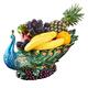 OUYUE Friut Bowl Creative Fruit Bowl, Peacock Shaped Fruit Basket Dried Fruit Tray Home Living Room Desktop Decoration Gift Fruit Basket (Size : 17.3INCH)