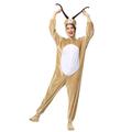 MODRYER Unisex Animal Costume Halloween Kids Adults Onesies Goat Costume Boys Girls Cosplay Costumes Christmas Carnival Party Jumpsuit Masquerade Outfits,Goat-M/160~170cm