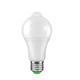 RAWARS HHF Home Lighting 10PCS AC85-265V 12W 15W 18W 20W LED PIR Motion Sensor Bulb E27 2835SMD Infrared Radiation Motion Detector Sensor Light Lamp (Color : Warm White, Size : 20W)