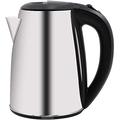 Electric kettle 2 liter lightweight kettle 2000-2500W, automatic shut-off and boil-dry protection, pot-type electric quick boiling kettle energy-saving silver (Color : Silver, Size : One Siz Full moon