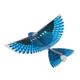 VICASKY 3pcs Simulated Fluttering Bird Glow Toys Hover Bird Wings Birdy Kid Outdoor Toys Kid Birdie Realistic Bird Toy Child Flash Electronic Original Flapping Wings