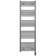 500mm Wide Anthracite Grey Electric Bathroom Towel Rail Radiator Heater With AF Thermostatic Electric Element UK Pre-Filled (500 x 1600 mm)