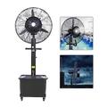 3-Cooling Speed Misting Fan Portable Misting Fan Pedestal Standing Fan 45° Tilting Pedestal Air Cooler 26 Inch/30 Inch Industrial Electric Fan (Size : 380W/30in)