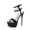 KEAOZVFE Women's High Heel Sandals Summer High Heel Shoes Comfortable High Heel Shoes Show High Heel Shoes Women's Sexy High Heel Shoes Sandals Women's Lacing High Heel Shoes