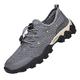 LZPCarra Summer breathable mesh shoes, sports and leisure shoes, men's hiking shoes, tourism and hiking shoes, mesh shoes, basketball shoes, 40 men, gray, 9 UK