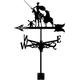 Garden Wind Vane Stainless Steel Weather Vane Durable Garden Stake Easy Installation Roof Wind Vanes for Outdoor Farm and Garden Decoration-Style1 (Style4)