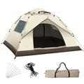 1/2/3/4 Person Camping Tent, Instant Tent Pop Up Ultralight Dome Tent 4 Seasons Waterproof & Windproof Camping Tent,2 Doors-Instant Family Tents for Camping, Hiking & Traveling