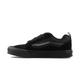 Vans Men Knu Skool Skate Shoe - Suede Low Sneaker - Lace up Closure Style - Black Monochrome, Black Monochrome, 10 Women/8.5 Men