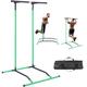 VEVOR Power Tower Dip Station, Height Adjustable Pull Up Bar Stand with 2 Levels, Multifunctional Strength Training Device, Fitness Dip Bar Station for Home Gym, 100 kg Weight Capacity