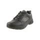 Skechers Men's Oak Canyon - Redwick Trainers, Black Black Leather Synthetic Textile Black Trim Bbk, 5.5 UK