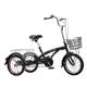 NOALED Bike Three Wheel Bike, Adult Tricycle Single Speed Adult Trikes 16 Inch 3 Wheel Bikes Three-Wheeled Bicycles Cruise Trike with Shopping Basket for Seniors Women Men Bicycle Cycling Pedalling