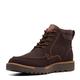 Clarks Men's Barnes Mid Oxford Boot, Dark Brown Suede, 8.5