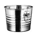 FVBXYU ice bucket,bucket with lid, Ice Bucket with Lid and Ice Tongs, Champagne, Wine Cooler, Stainless Steel With Dual Handles, Strong and Durable (Color : A, Size : 7L)