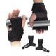 Weight Lifting Grips for Heavy Powerlifting, Deadlifts, Rows, Pull Ups, with Neoprene Padded Wrist Wraps Support and Strong Rubber Gloves or Straps for Bodybuilding (Pair)