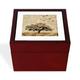 CafePress Romantic Landscape Oak Tree Keepsake Memory Jewelry Box