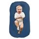 WXJHNYBS 0-12 Months Baby Bed Sleeper, Breathable Cotton Baby Sleep Nest Multiple Styles Foldable Baby Sleep Pod Bed,Blue