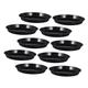 Mipcase 10pcs Flower Pot Tray Ground Flowerpot Trays Plant Pot Plates Flowerpot Bottom Trays Balcony Flowerpot Trays Round Plant Pot Trays Gardening Pot Trays Home Flowerpot Plate