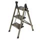 Step Ladder Folding Portable Stool Aluminum Step Stool with Convenient Handgrip Step Stool Multi-Purpose Ladder Telescopic Ladder Multi Position Ladder for Indoor Outdoor Work Stairway Stepl