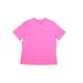 Cat & Jack Short Sleeve T-Shirt: Pink Solid Tops - Kids Girl's Size 14