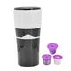 Portable 450ml Drip Coffee Maker Travelling Drip Coffee Machine for Cup Capsules Coffee Machines (Color : Black)