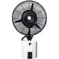 Wall Mounted Fan, Oscillating Misting Cooling Humidifying Quiet Wall Fan for Industrial Home and Office - 3 Speed/12L Air Circulator Drum Fan Spray fan (Size : 65cm)