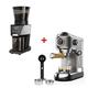 Semi Automatic 20 Bar Coffee Maker Machine by with Milk Steam Frother Wand for Espresso Cappuccino Latte and Mocha Coffee Machines (Color : CM7008 N BCG706, Size : EU)